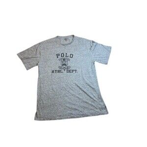 POLO Ralph Lauren T-Shirt Mens Large Tall Crest RL 1967 MCMLXVII Athletic Dept